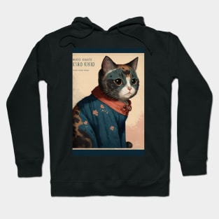 green cat - Japanese style Hoodie